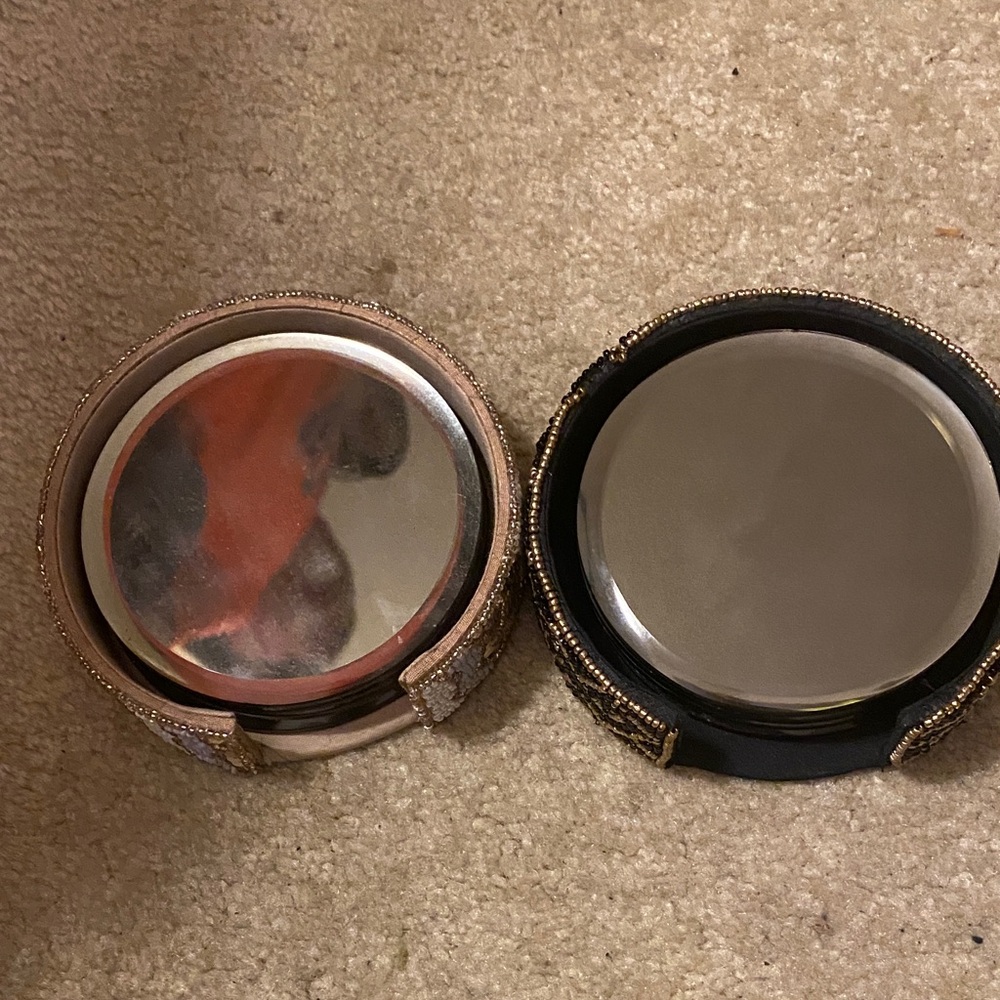 Elegant Gold and Black coasters